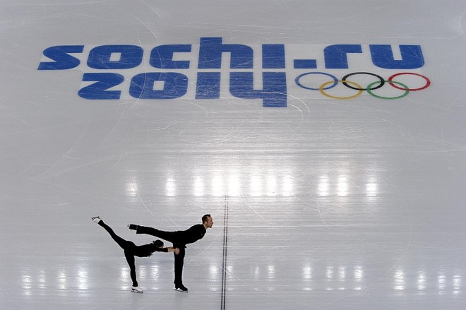 A dupla alemã Maylin e Daniel Wende da patinação artística se prepara os Jogos de Sochi |