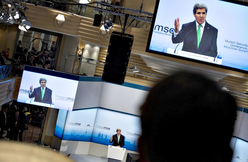 John Kerry durante seu discurso na Conferência de Segurança de Munique, na Alemanha | Brendan Smialowski/Reuters