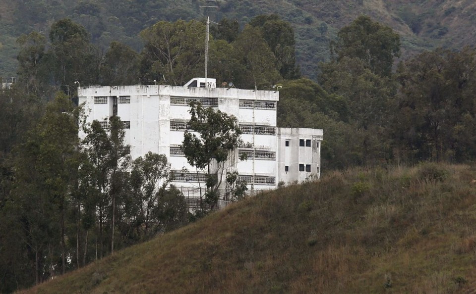 Vista geral do local onde está detido o líder oposicionista venezuelano Leopoldo Lópes, na prisão de Ramo Verde | Reuters / Marco Bello