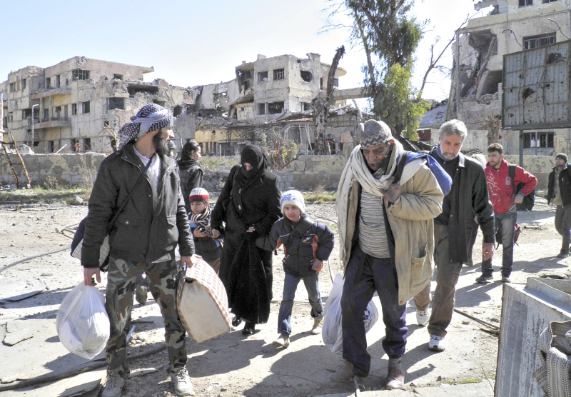 Resgate: mulheres, crianças e idosos têm prioridade em Homs | Thaer Al Khalidiya/Reuters