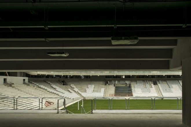 Arena da Baixada nesta segunda-feira (17/03) |
