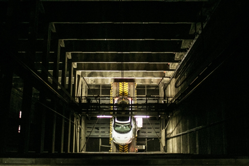 Sistema com elevador, instalado no final da década de 1960, foi pioneiro no Paraná | Brunno Covello / Gazeta do Povo