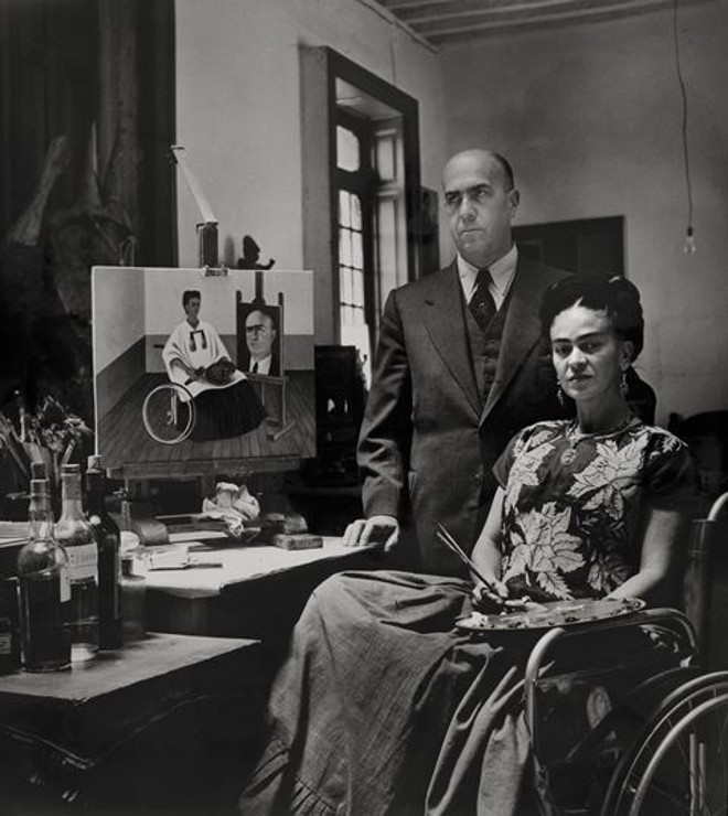 Frida com o médico Juan Farill | 