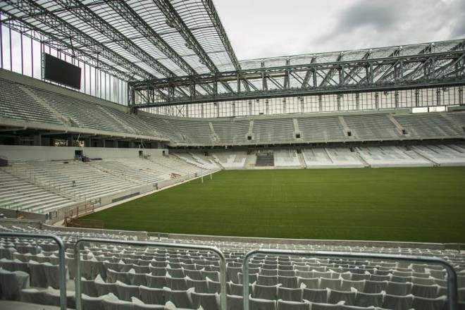 Arena da Baixada nesta segunda-feira (17/03) |