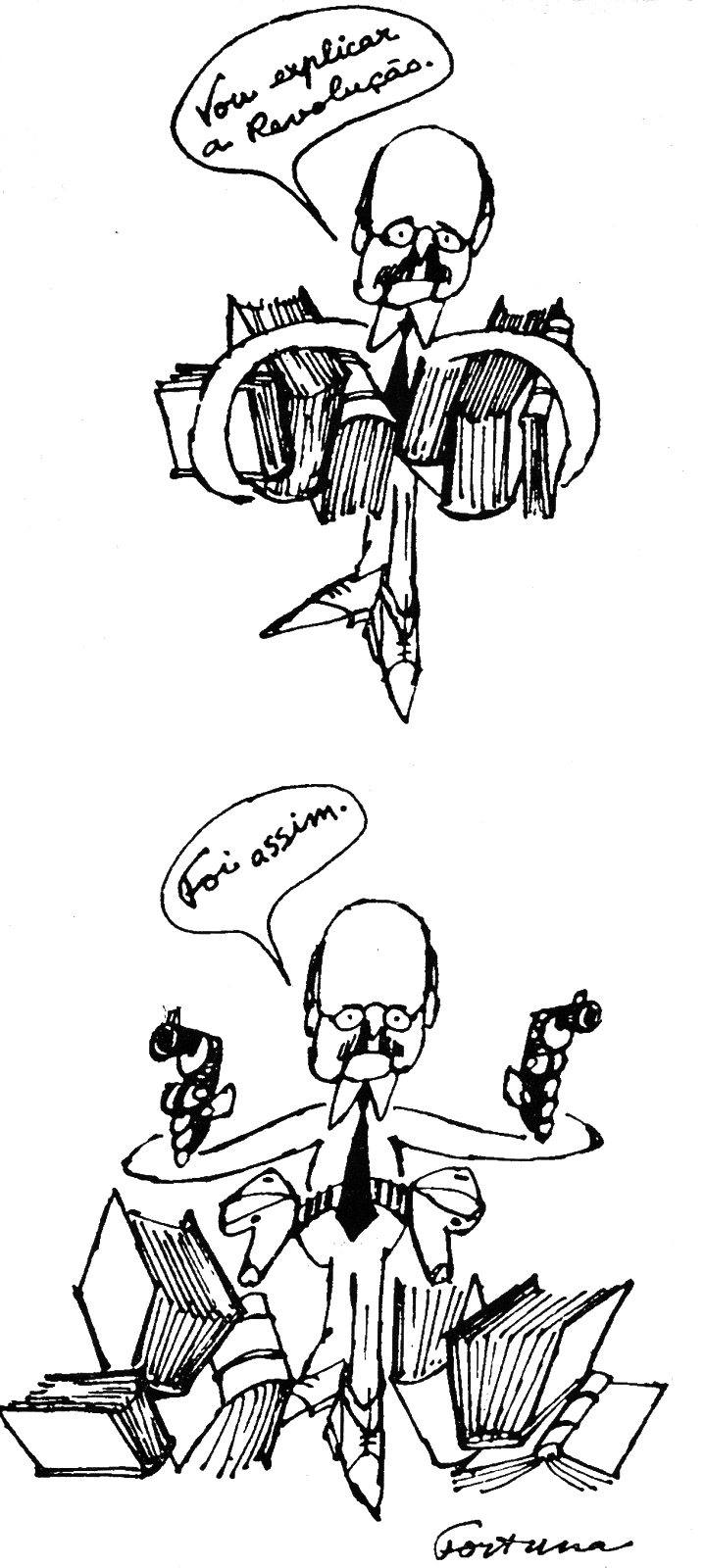 Charges de Fortuna resumem com presteza o período da ditadura militar | Reprodução