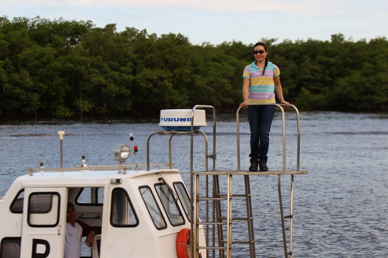 Vanessa nasceu a 700 km do litoral: firmeza nos comandos | Daniel Castellano/ Gazeta do Povo