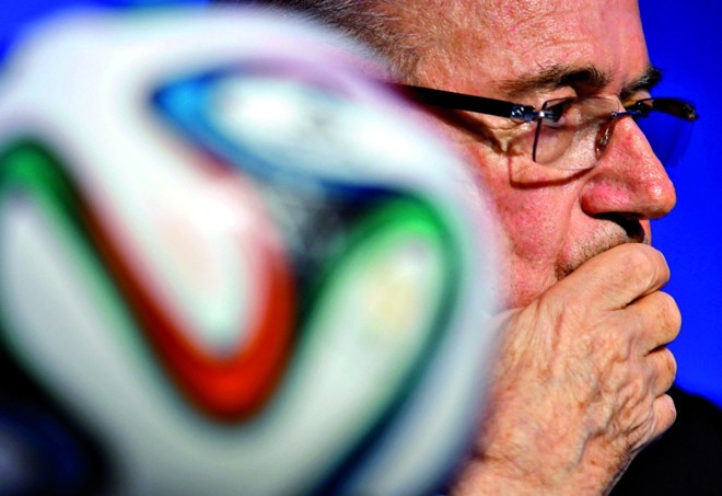 O presidente da Fifa Joseph Blatter está entre os cartolas que tiveram a folha de pagamento aumentada em até 81% entre 2008 e 2012. | Sergio Moraes/ Reuters