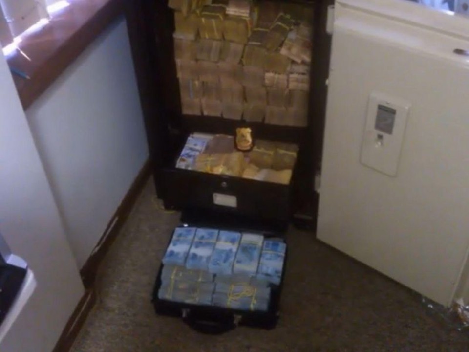 Só durante as prisões de segunda-feira, a PF encontrou R$ 5 milhões com os envolvidos | Divulgação/Polícia Federal