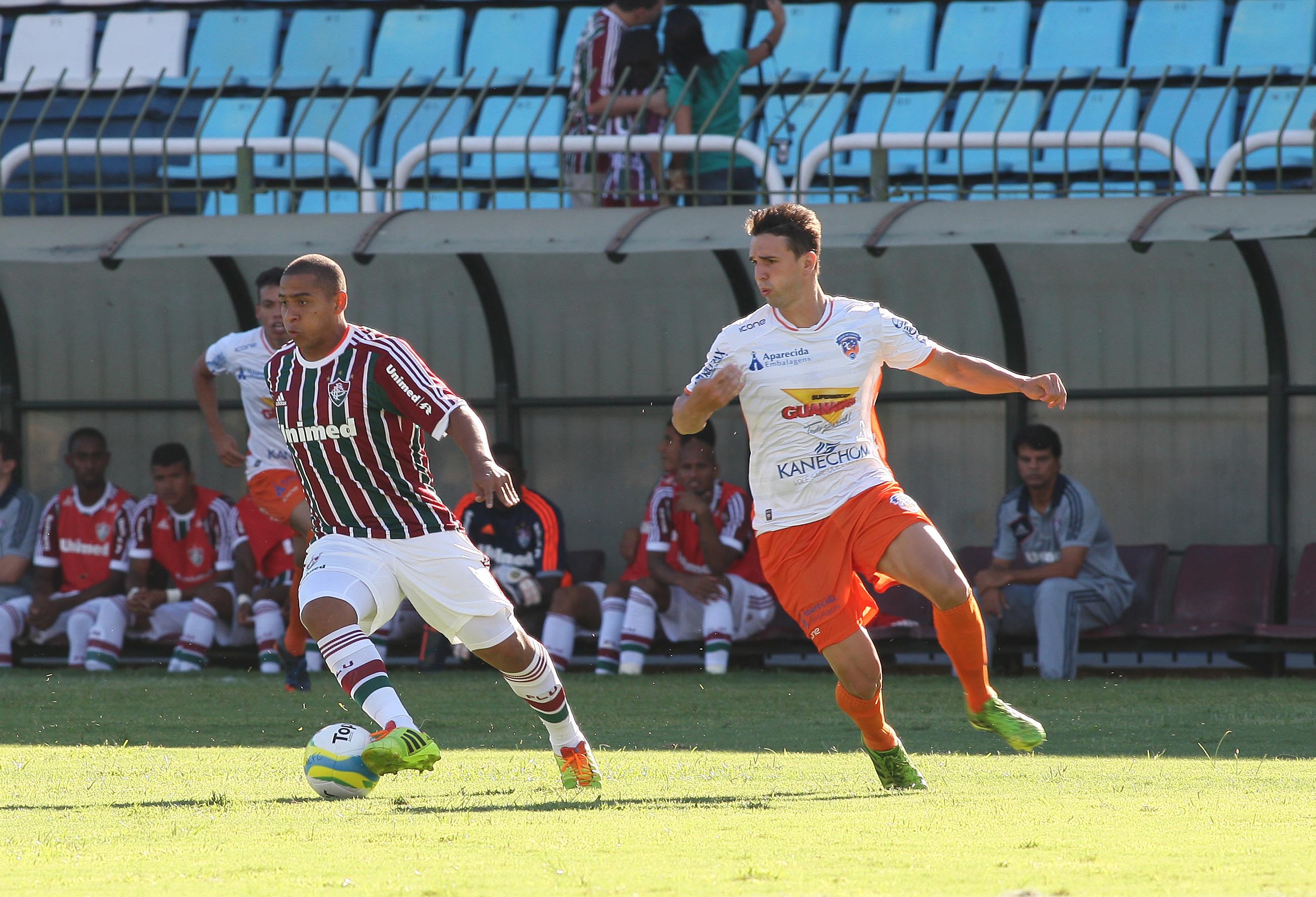 Atacante Walter teve papel importante para a vitória do Fluminense. | Photocamera