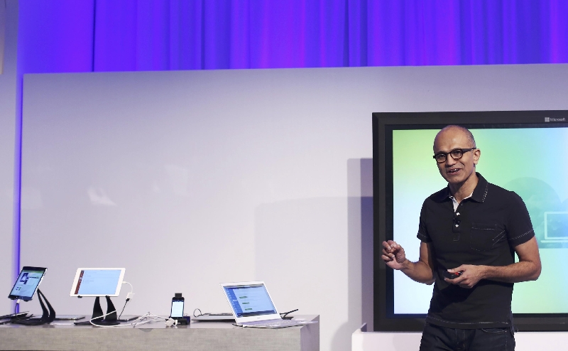 Anúncio foi feito pelo novo CEO da companhia, Satya Nadella | Robert Galbraith/Reuters