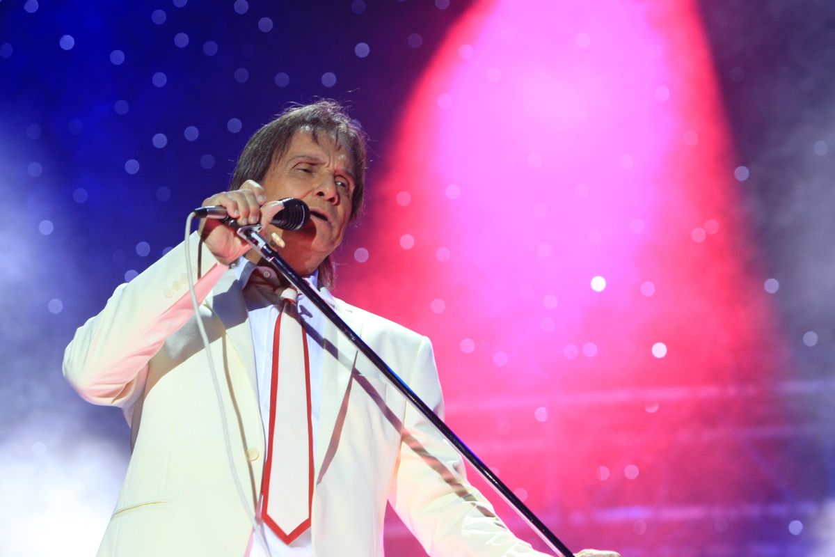 Roberto Carlos deu parabéns a Curitiba pelo seu aniversário | Ivonaldo Alexandre / Agência de Notícias Gazeta do Povo