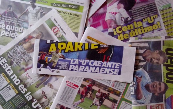 Noticiário peruano após a vitória do Atlético diante do Universitario | 