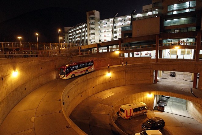 O ônibus do Atlético chega ao Monumental | 