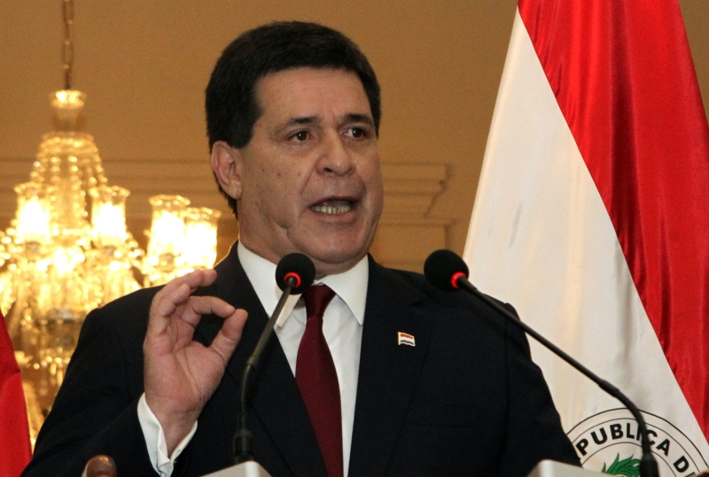 Horacio Cartes prometeu acompanhar as negociações | Andrés Cristaldo/Efe