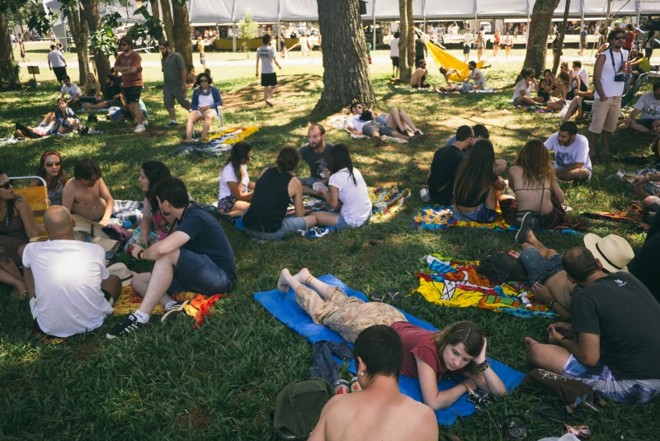 Piquenique, cadeira de praia e sombra fresca. Está tudo incluso |
