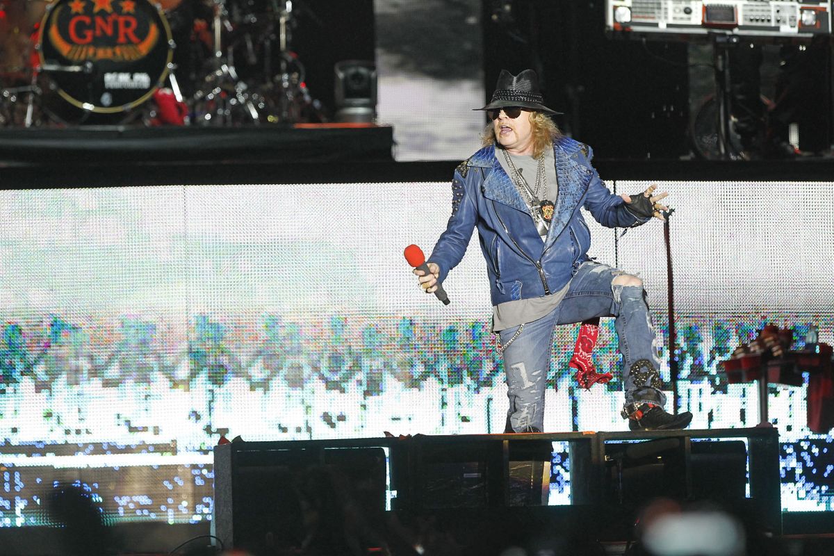 O vocalista Axl Rose | Ivonaldo Alexandre / Agência de Notícias Gazeta do Povo