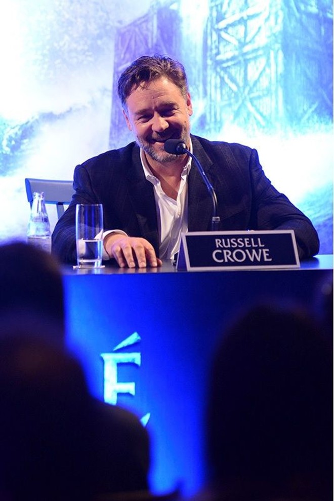 Crowe criticou o tráfego no Rio de Janeiro, depois de um passeio de bicicleta pelas ruas da cidade |