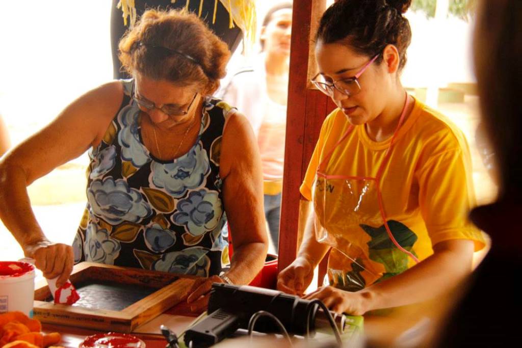 Rondonista ministra oficina de serigrafina no município de Estreito (MA), durante a operação Portal da Amazônia. | Ministério da Defesa / Divulgação