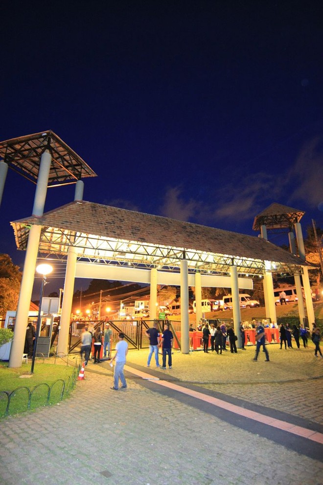 Imagens da Pedreira antes do início do show |
