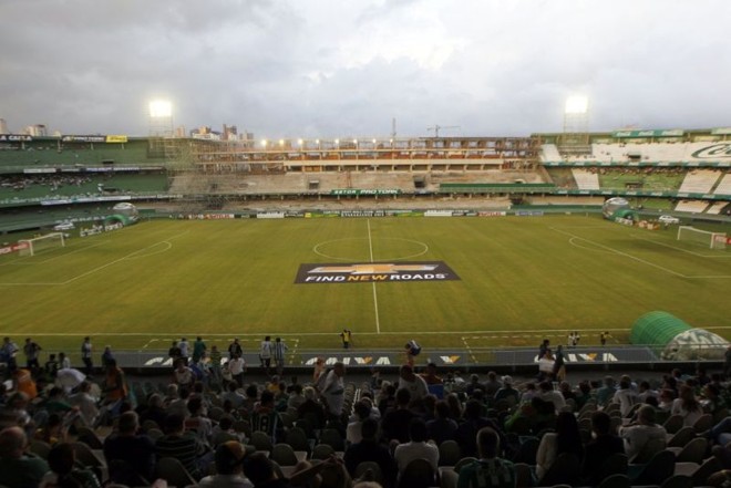 Couto Pereira momentos antes da partida entre Coritiba e Rio Branco |