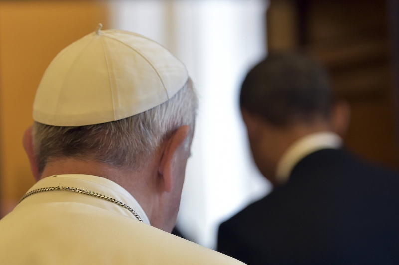 Papa Francisco e Obama, na Cidade do Vaticano: o presidente dos EUA fez ontem sua primeira visita ao sumo pontífice | Gabriel Bouys/Reuters