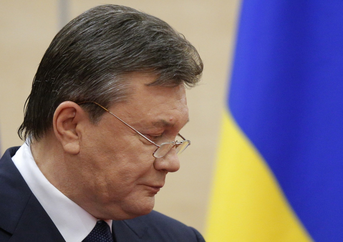 Viktor Yanukovich acusou as novas autoridades ucranianas de "querer incorporar nas Forças Armadas guerrilheiros de formações nacionalistas e entregar-lhes armas" | Reuters/Maxim Shemetov
