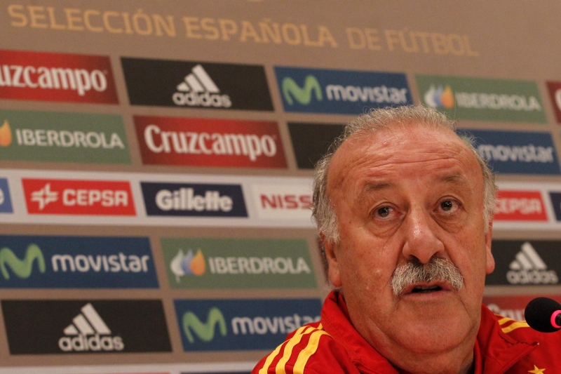 Vicente del Bosque acredita que caso de Daniel Alves não vai afetar Espanha na Copa | Brendan McDermid / Reuters