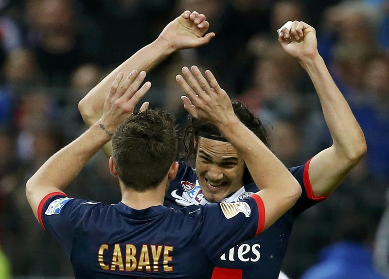Cavani foi o grande nome do PSG no Stade de France | Reuters