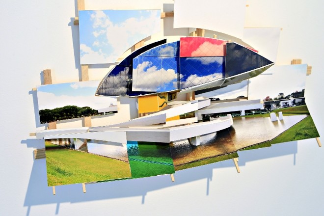 Isidro Blasco retratou espaços de Curitiba, expostos na sua mostra individual |