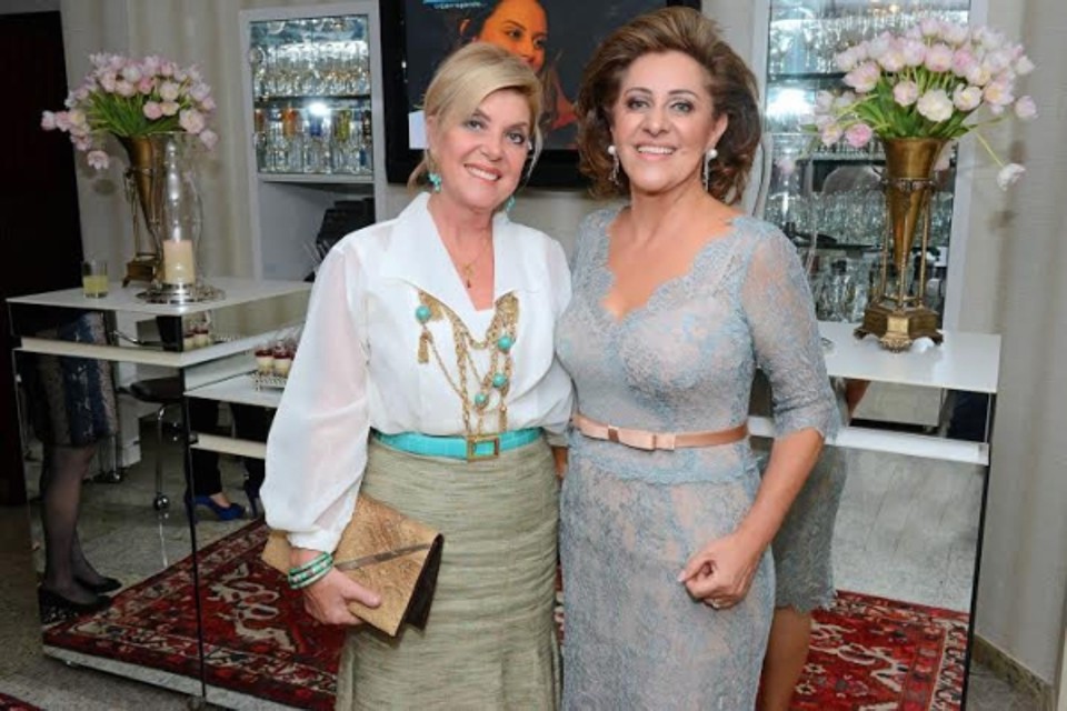 Em tarde de lançamento do outono/inverno da Compagnia Internazionale, Márcia Fatuch Pinho e Ana Lúcia Hyczy | Gerson Lima