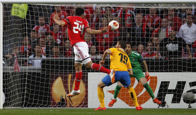 Garay abriu o placar para o Benfica contra a Juventus | Reuters