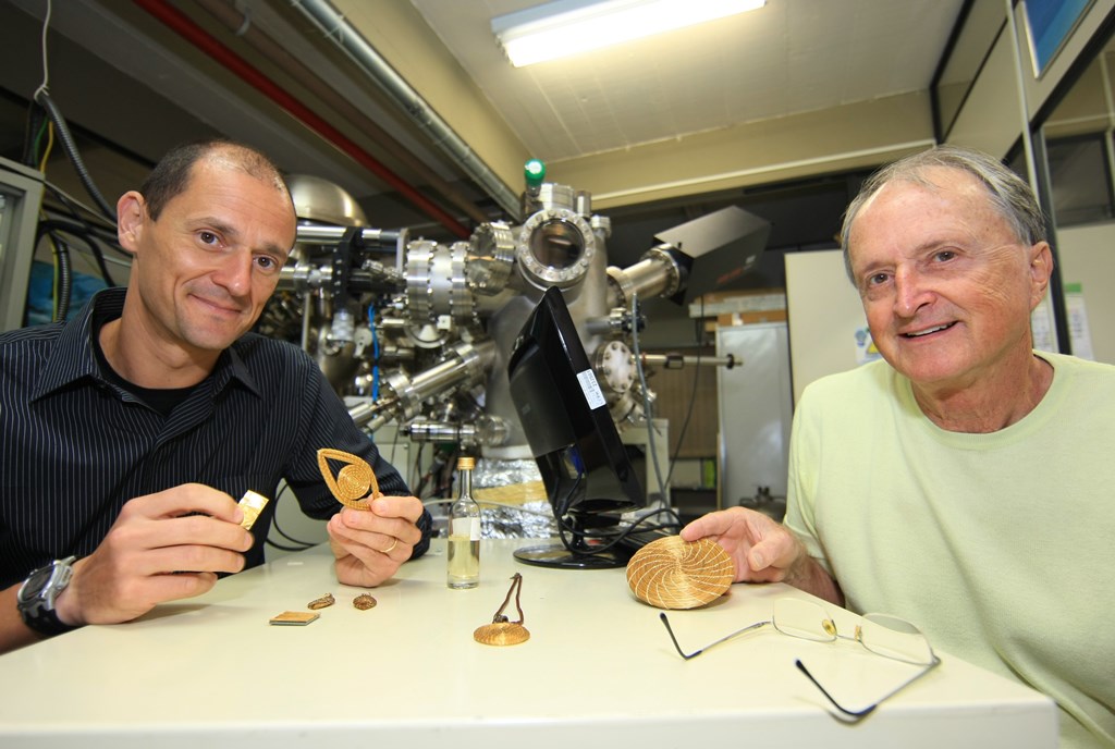 Os professores Arandi Ginane Bezerra Júnior, da UTFPR, e Wido Schreiner, da UFPR, estudaram o dourado do capim por um ano e meio. | Aniele Nascimento / Gazeta do Povo