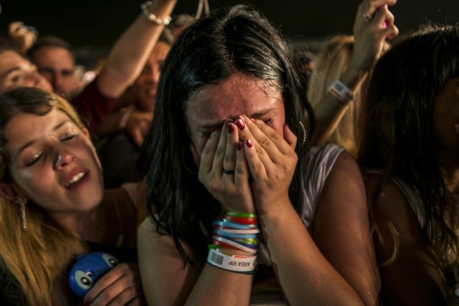 Imagem do público, na Country Festival |