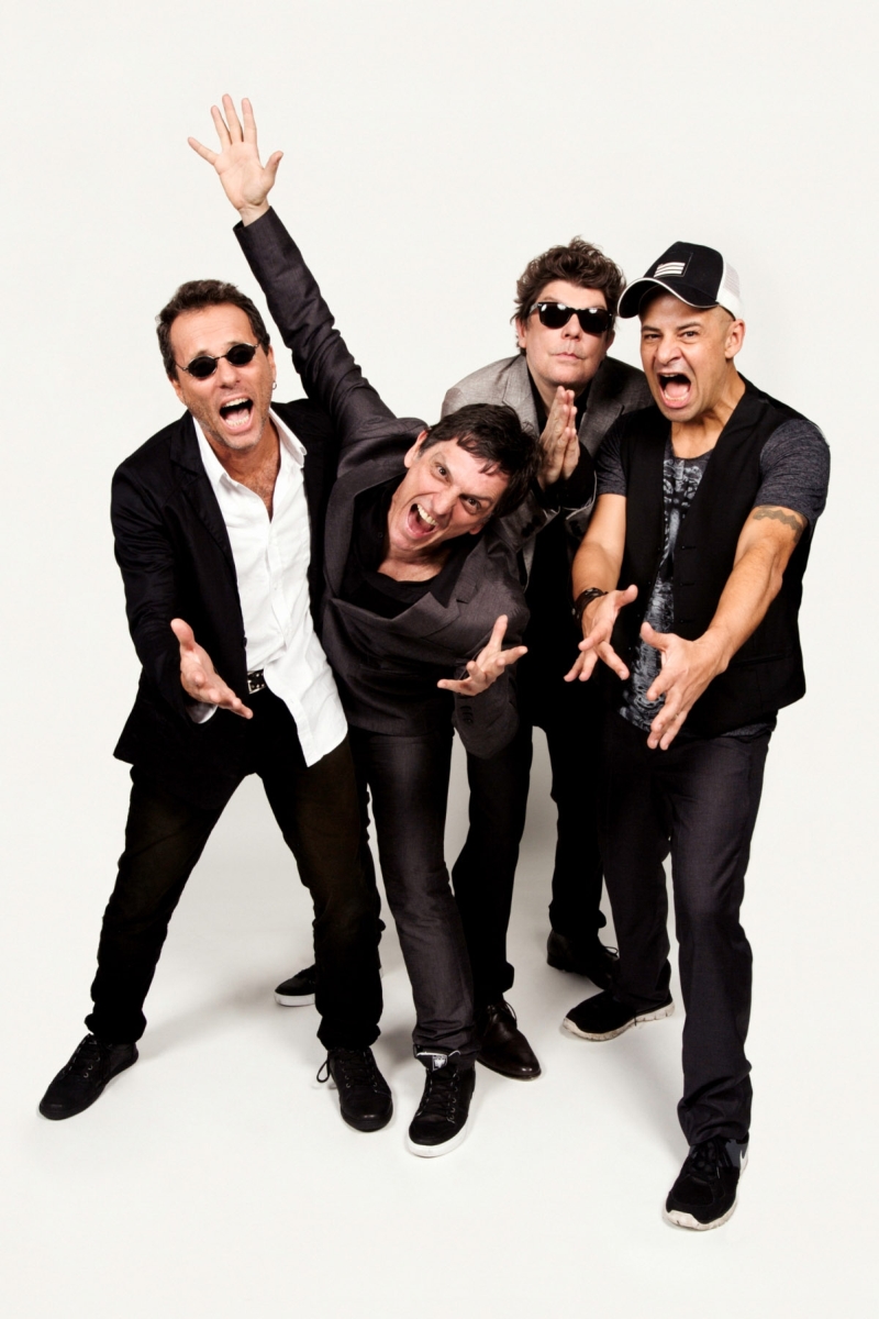 Bellotto, Miklos, Branco Mello e Sérgio Britto: Titãs reinventado | Marcos Hermes/Divulgação