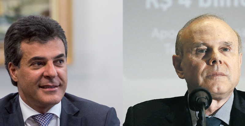 Governador Beto Richa ainda aguarda a liberação dos recursos ; Ministro Guido Mantega, a quem a STN é subordinada | Brunno Covello/ Gazeta do Povo ; Ueslei Marcelino/ Reuters