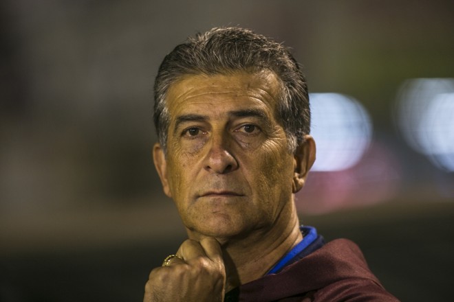 Ricardo Drubscky, durante seu único jogo no comando do Paraná Clube | Marcelo Andrade/Agência de Notícias Gazeta do Povo
