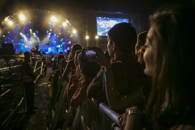 Imagem do público, na Country Festival |