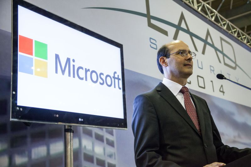 O diretor de Defesa e Segurança Pública da Microsoft, Alfredo Deak Junior. | Reynaldo Vasconcelos/Folhapress.