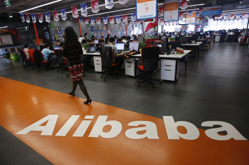 Alibaba deve abrir em breve seu capital na Bolsa de Valores de Nova York, em uma oferta inicial que deve chegar a US$ 16 bilhões. | Reuters.