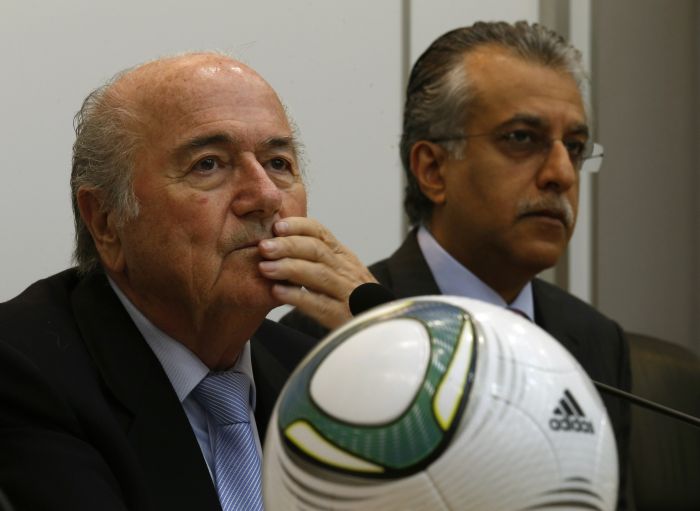 Presidente da Fifa, Joseph Blatter, pretende limitar em cinco o número de estrangeiros nos clubes | Bobby Yip / Reuters