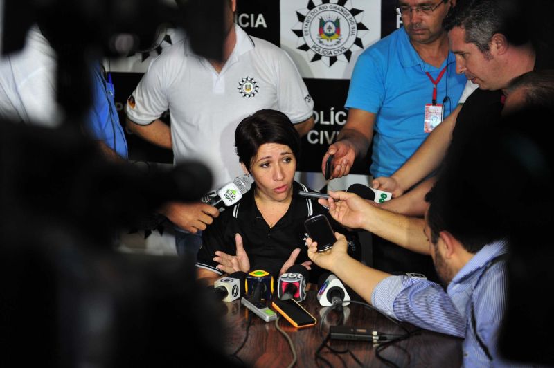 A delegada Caroline Bamberg investiga a morte do menino | Marcelo Oliveira/Folhapress