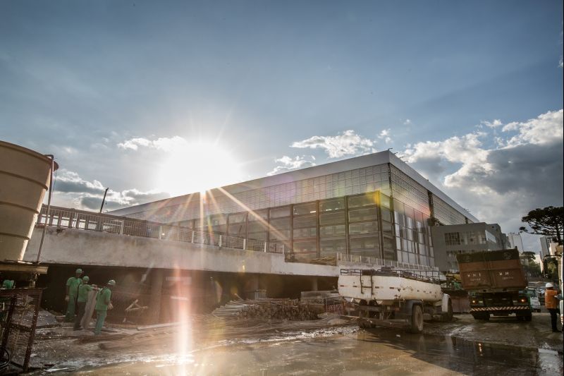Obras na Arena da Baixada podem atrasar ainda mais por falta de dinheiro | Brunno Covello / Gazeta do Povo