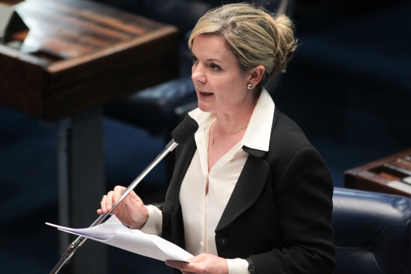 Gleisi Hoffmann (PT), senadora e pré-candidata ao governo | Joel Rodrigues/ Folhapress