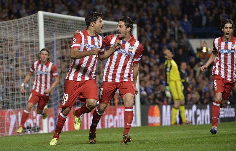 Diego Costa marcou o segundo gol do Atlético de Madrid contra o Chelsea | Reuters