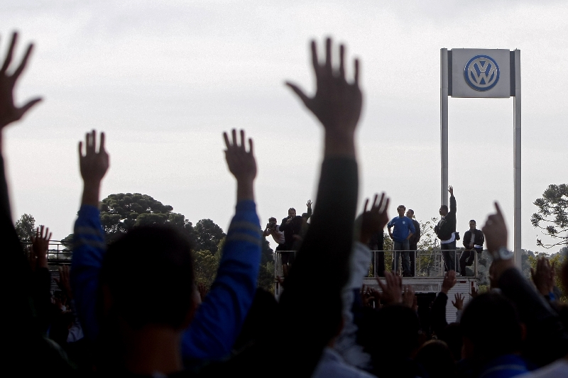 Com mais um layoff, 700 funcionários devem ficar afastados da linha de produção da Volks | Albari Rosa/Arquivo/ Gazeta do Povo
