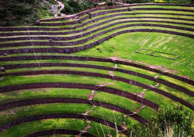 O belo parque arqueológico de Moray, no Peru | Reprodução