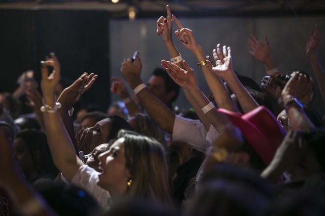 Imagem do público, na Country Festival |