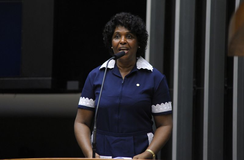 Homenagem ao Dia Nacional da Empregada Doméstica pela deputada Benedita da Silva (PT-RJ) | Luis Macedo / Câmara dos Deputados / Divulgação