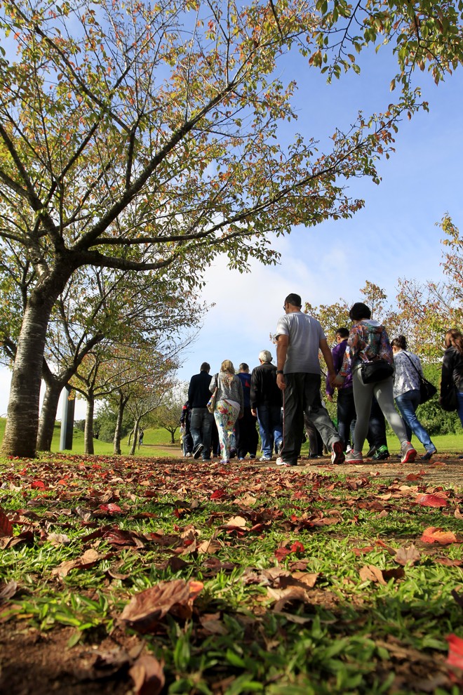Turistas movimentaram o Jardim Botânico neste início de feriado prolongado |
