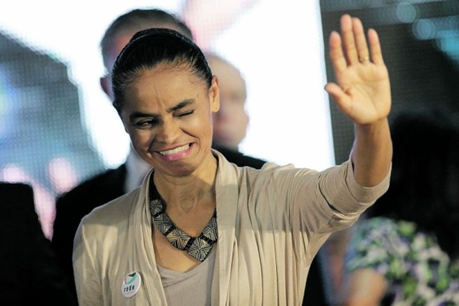 Marina Silva, ex-senadora e candidata à vice-presidência da República |